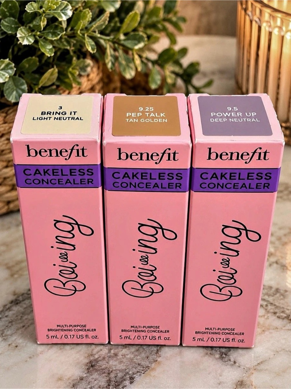 X3 Benefit Boi-ing Cakeless Concealers - Shade 3, 9.25, & 9.5